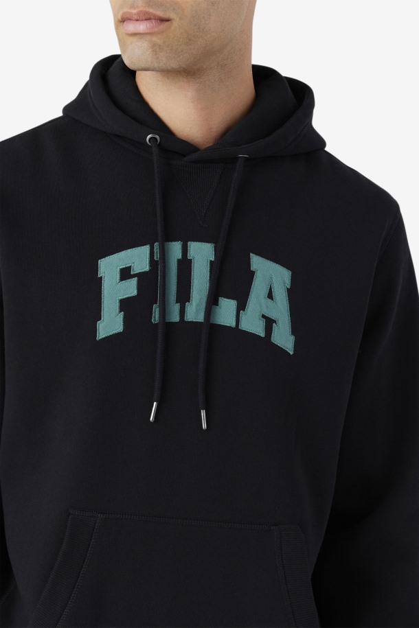 Brook Sudadera Con Capucha Fila Outlets Negro/azul Abeto