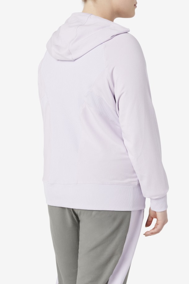 Fila Outlets Fi-lux Textura Sudadera Con Cremallera Completa Azul Lavanda