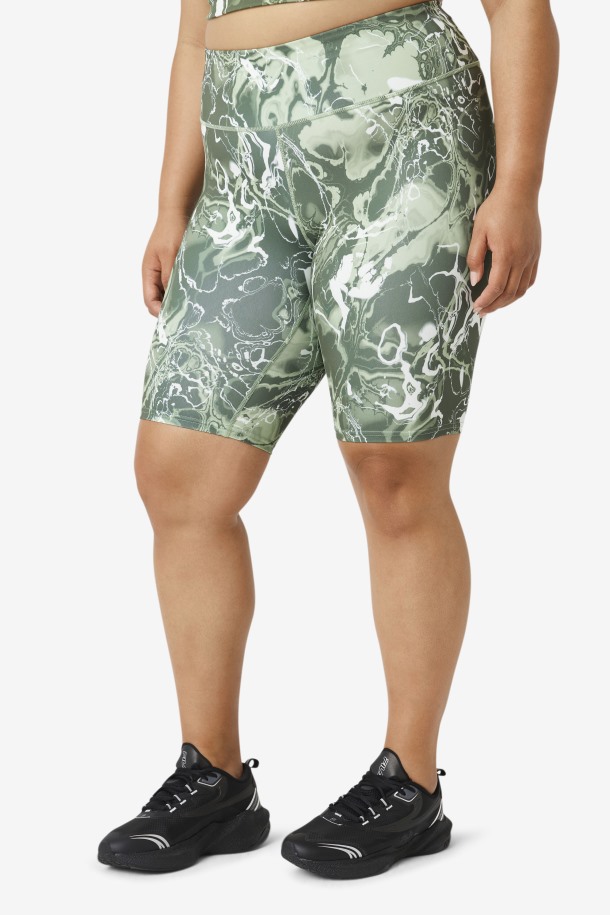 Forza 8\" Bike Short Basil Marble Fila Outlets
