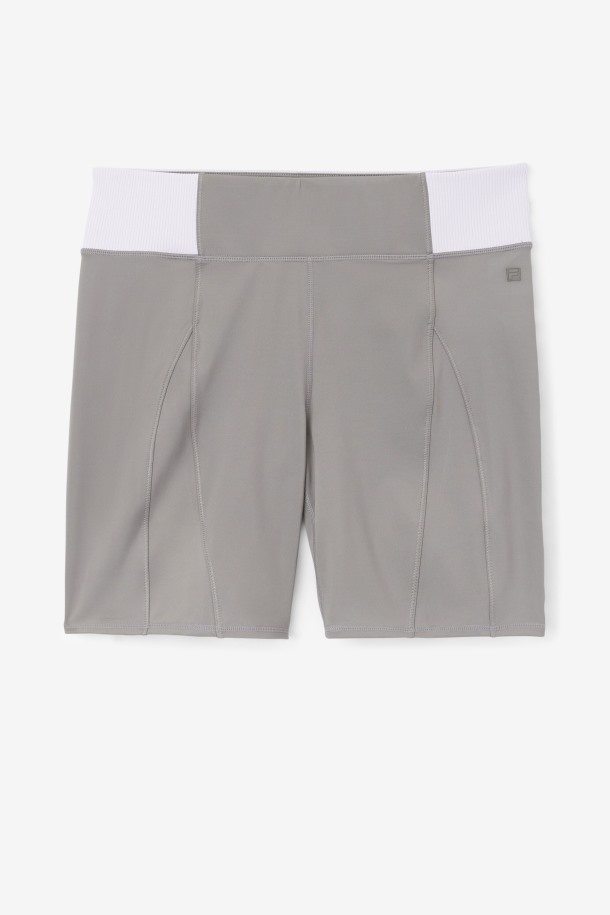 Fila Outlets Forza 8" Texture Bike Short Gargoyle/Lavender Blue