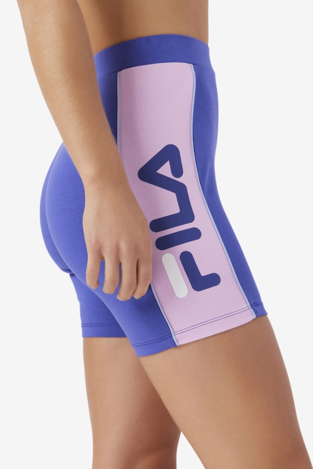 Pantalón Corto Cola Davina Azul/orquídea/azul/blanco Outlet