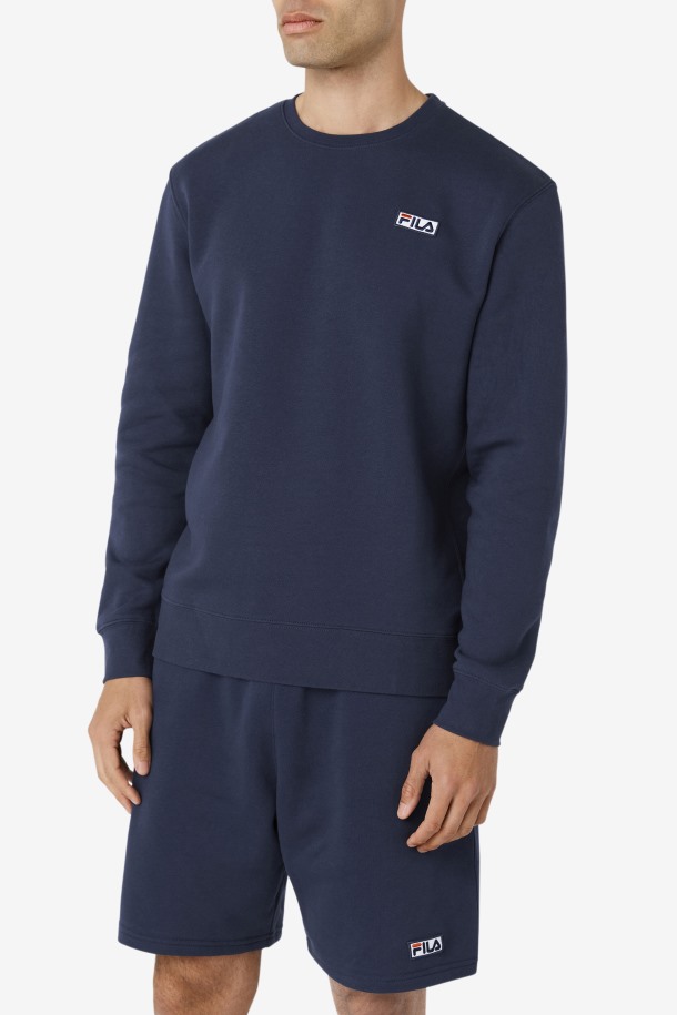 Garran Crew Azul Marino/blanco Fila Outlet