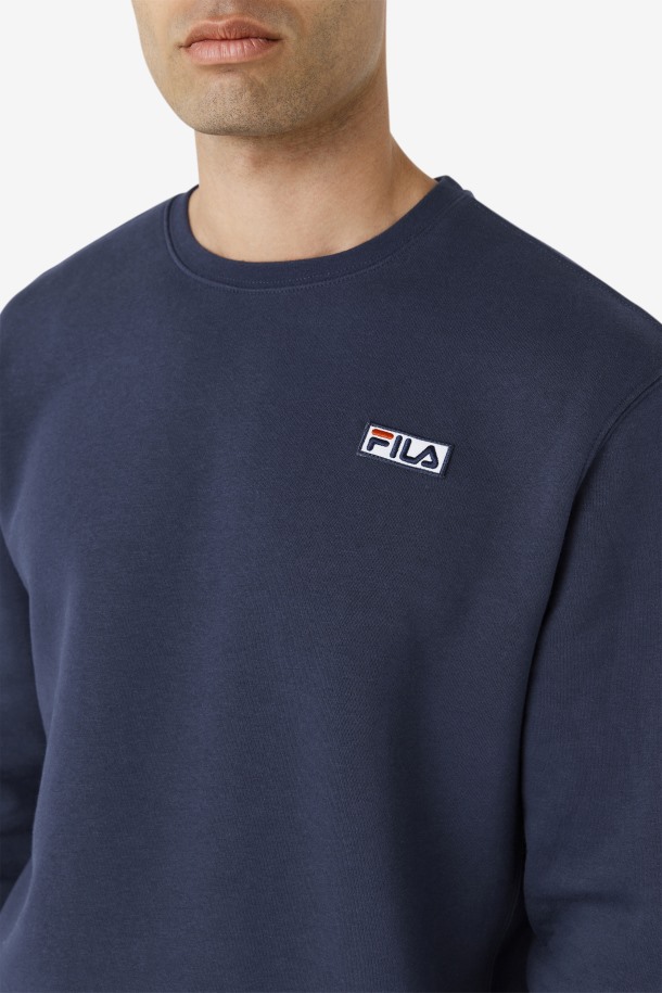 Garran Crew Azul Marino/blanco Fila Outlet