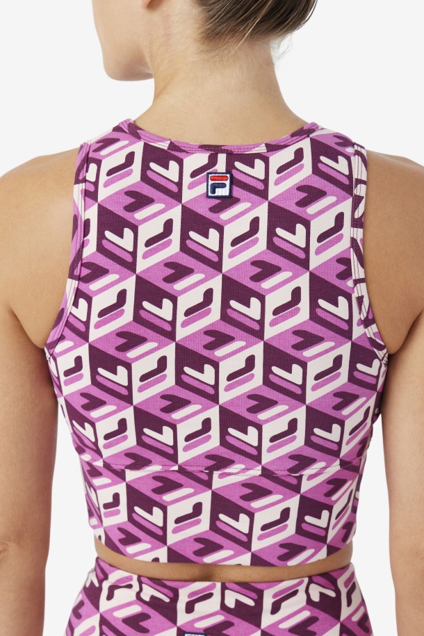 Colorete/popurrí/vino De Uva Emmaline Tank Fila Outlets