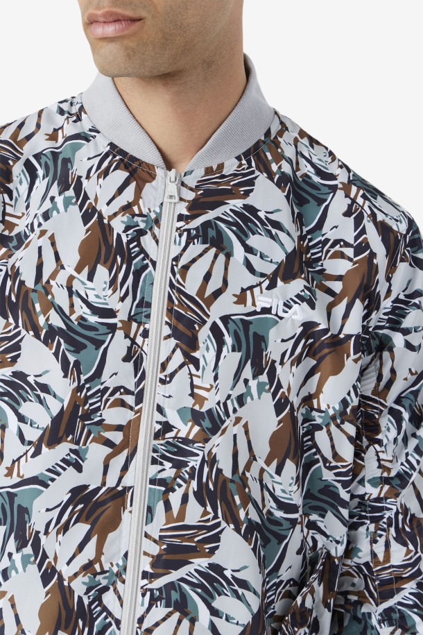 Chaqueta Bomber Mav Con Estampado De Jirafas Fila Outlet