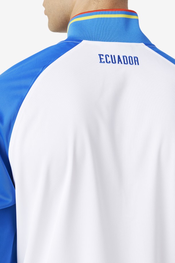 Chaqueta De Chándal Ecuador Fila Outlets Blanco/azul/rojo Fuego/amarillo