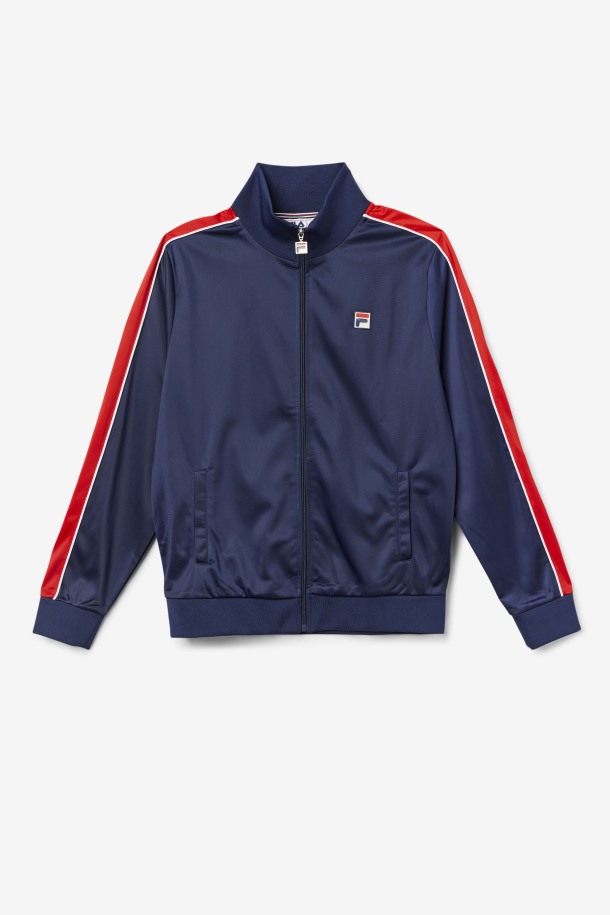 Chandal Queue Outlets Chaqueta Mechas Azul Marino/rojo/blanco