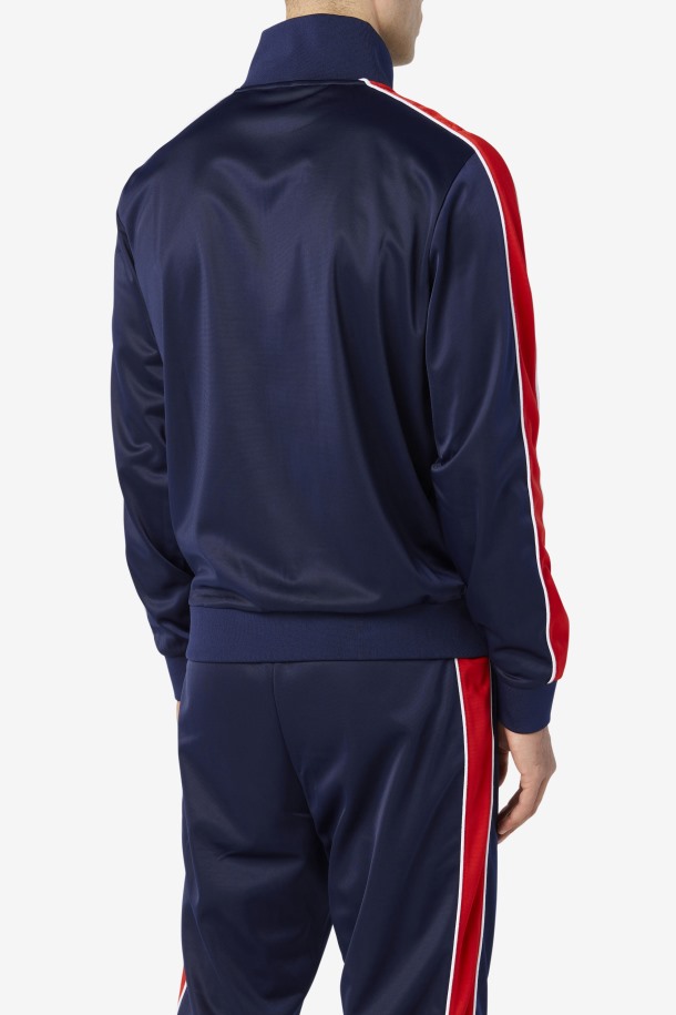 Chandal Queue Outlets Chaqueta Mechas Azul Marino/rojo/blanco