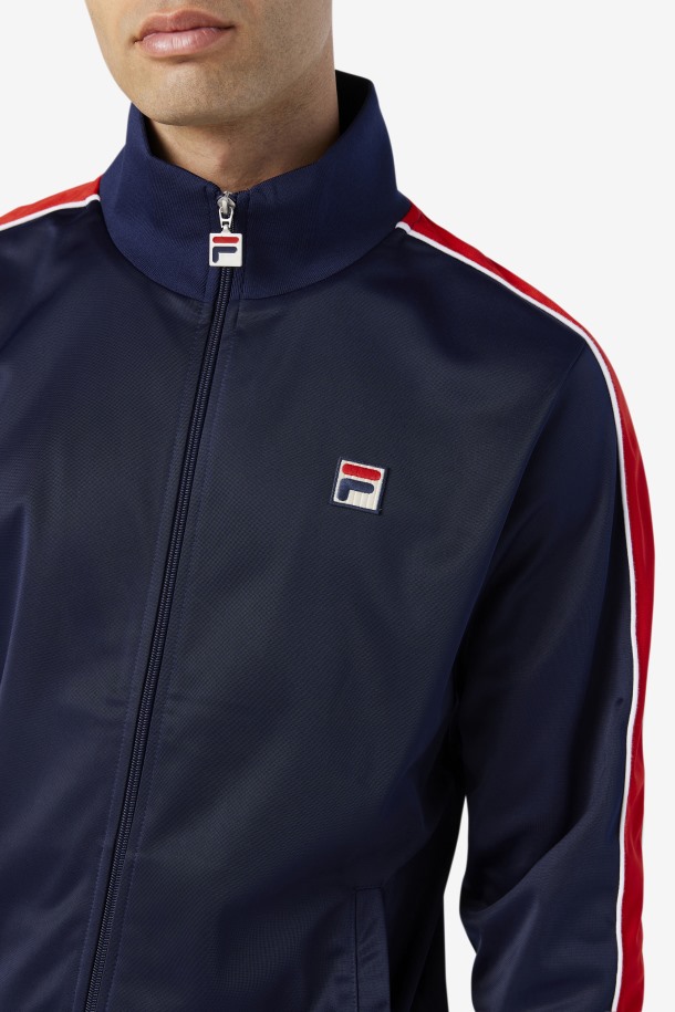 Chandal Queue Outlets Chaqueta Mechas Azul Marino/rojo/blanco