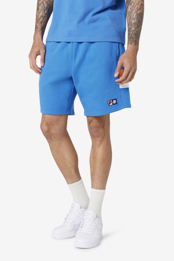 Langlen Short Fila Outlets Strong Azul/blanco/coral Rosa