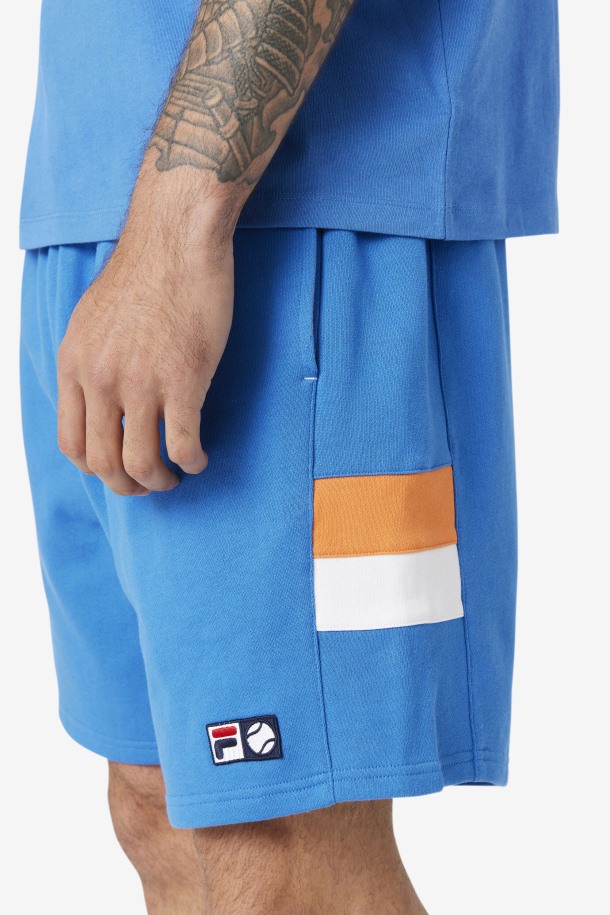 Langlen Short Fila Outlets Strong Azul/blanco/coral Rosa
