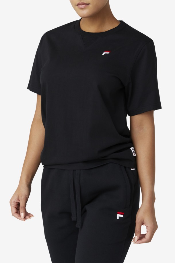 Camiseta Fila Outlet Derion Negra