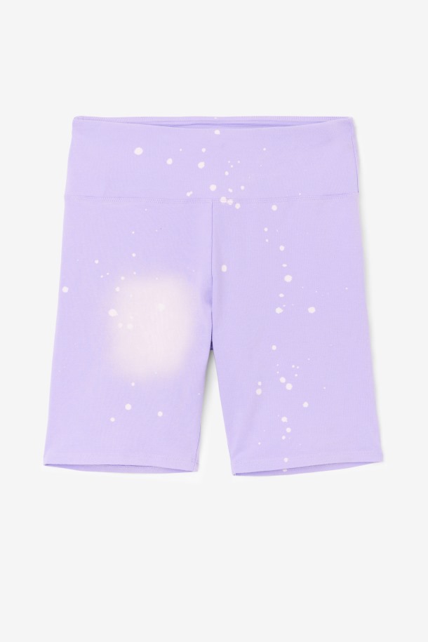Fila Outlets Taima Tie Dye Bike Short Viola Tie Dye