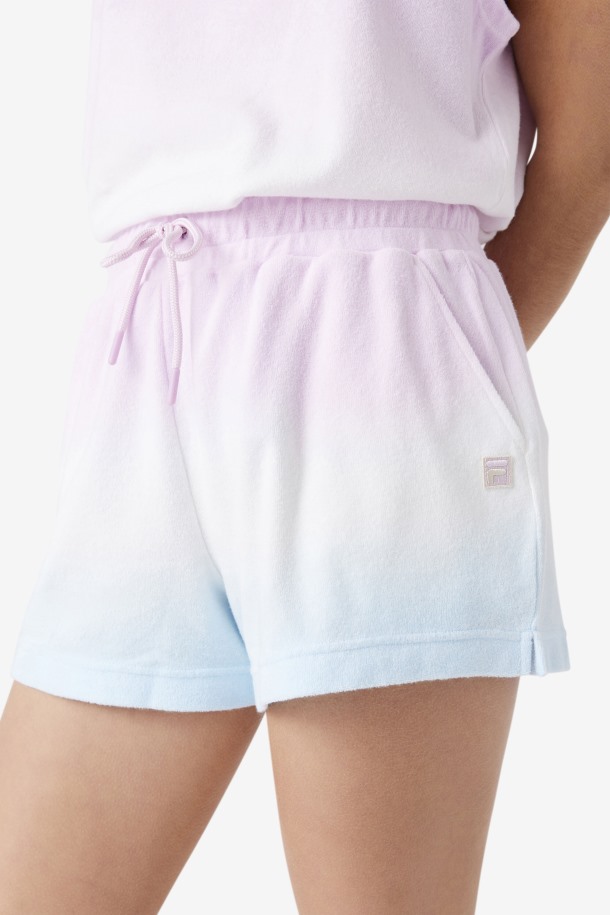 Gretta Short Fila Outlets Orquídea/azul/melocotón Tierno