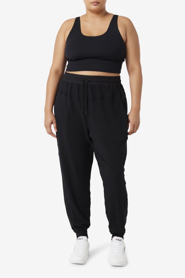 Cola De Salida Fi-lux Textura Jogger Negro