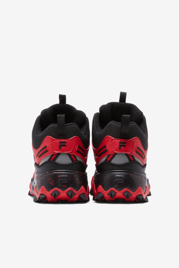 Zapatillas Oakmont Tr Mid Fila Hombre Rojo/negro/metalizado Plata