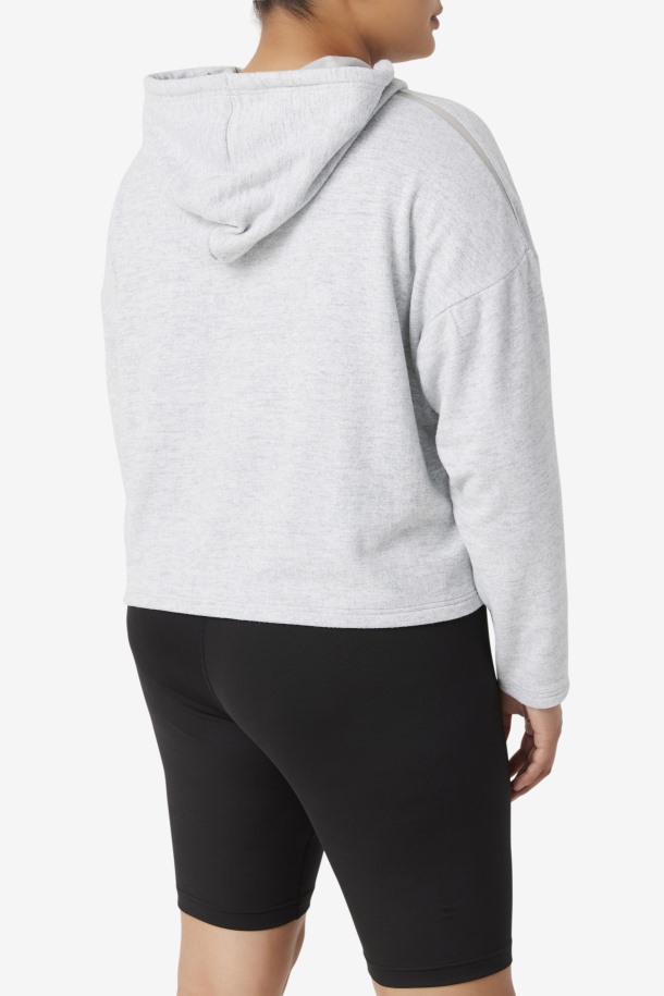 Highrise Heather Fi-lux Cropped Hoodie Fila Outlet