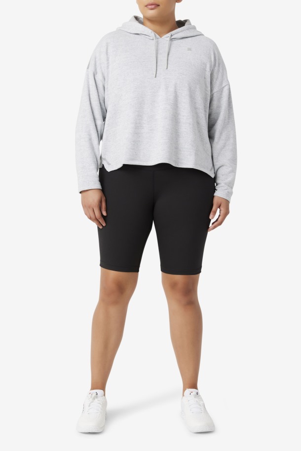 Highrise Heather Fi-lux Cropped Hoodie Fila Outlet