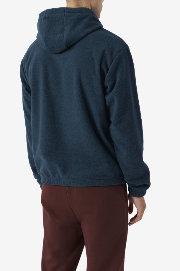 Sudadera Con Capucha Finn Fleece Fila Outlets Verde Azulado