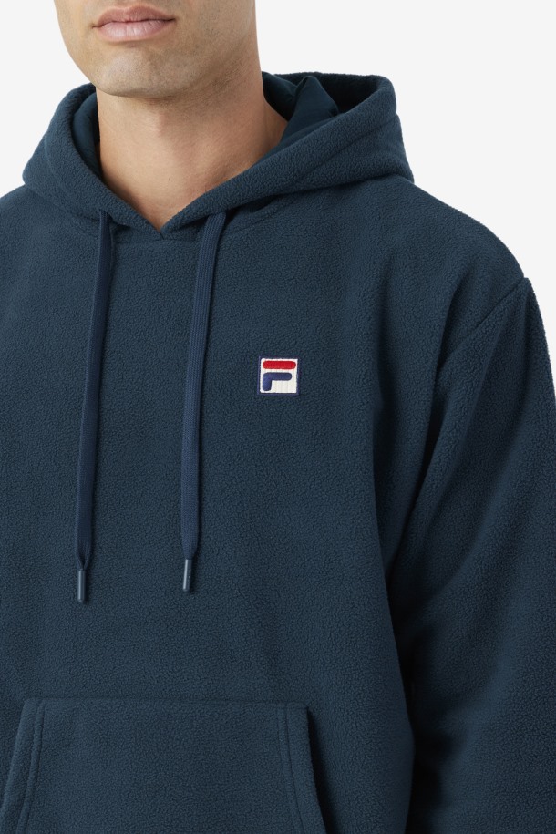 Sudadera Con Capucha Finn Fleece Fila Outlets Verde Azulado