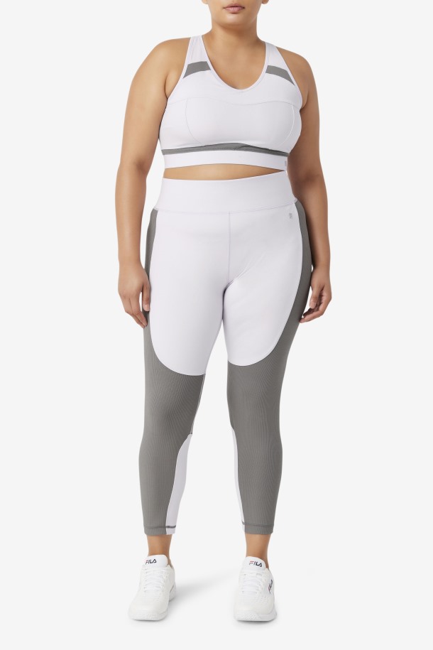 Queue Outlets Leggins Sueltos Texturizados Azul Lavanda/gargoyle Forza