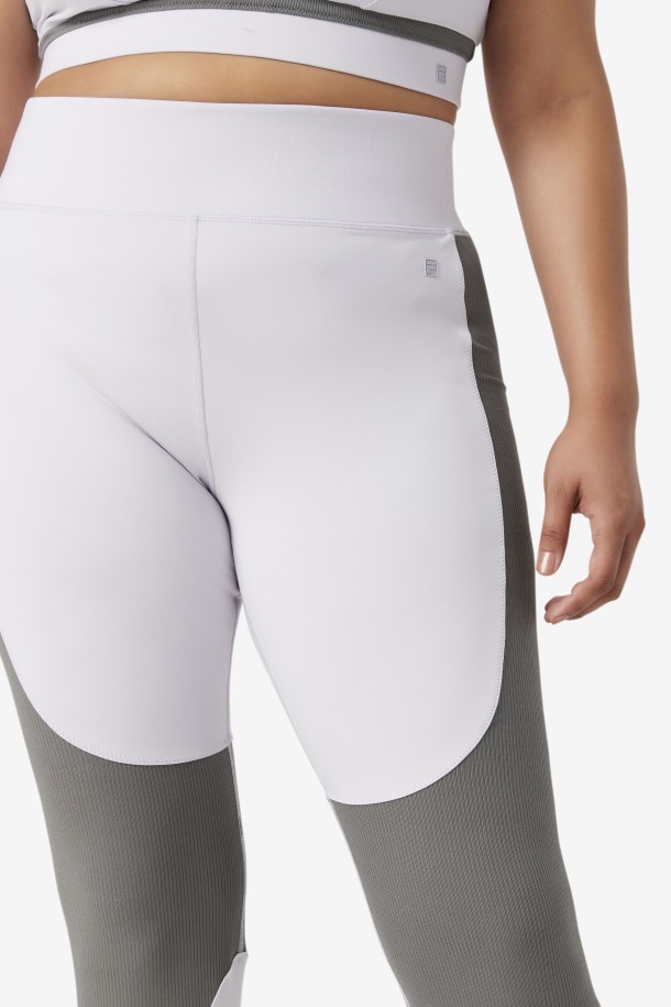 Queue Outlets Leggins Sueltos Texturizados Azul Lavanda/gargoyle Forza