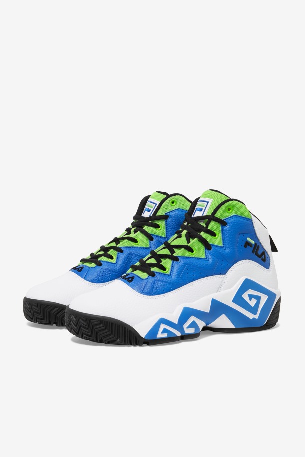 Fila Mb Blanco/azul/verde De Hombre Outlet
