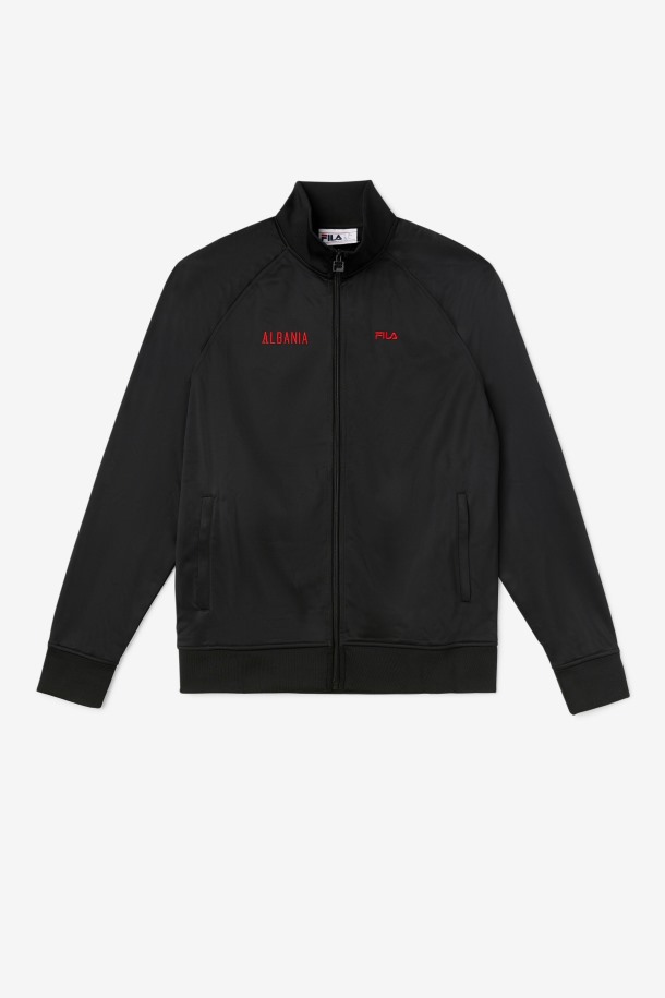 Chaqueta Fila Outlet Albania Track Negro/rojo