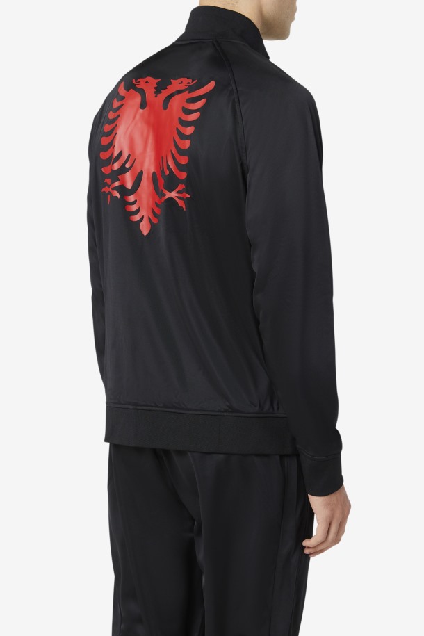 Chaqueta Fila Outlet Albania Track Negro/rojo