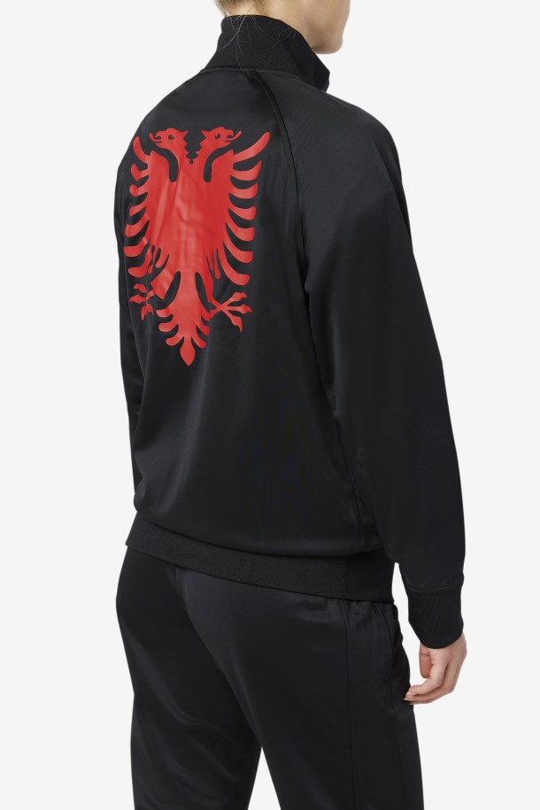 Chaqueta Fila Outlet Albania Track Negro/rojo
