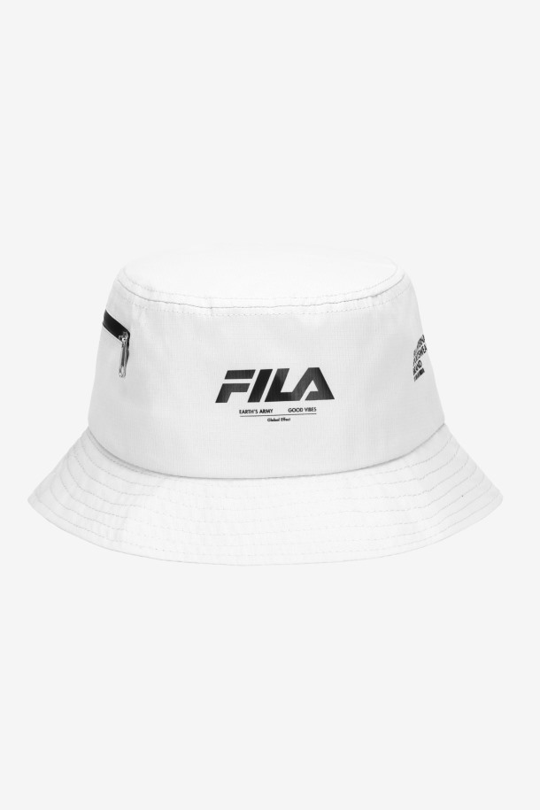 Sombrero Pescador Ripstop Blanco Fila Outlet