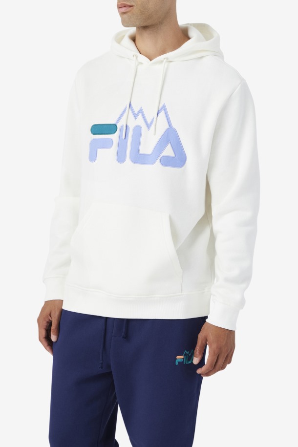 Nan Sudadera Con Capucha Egret/jacaranda/deep Lake Fila Outlets