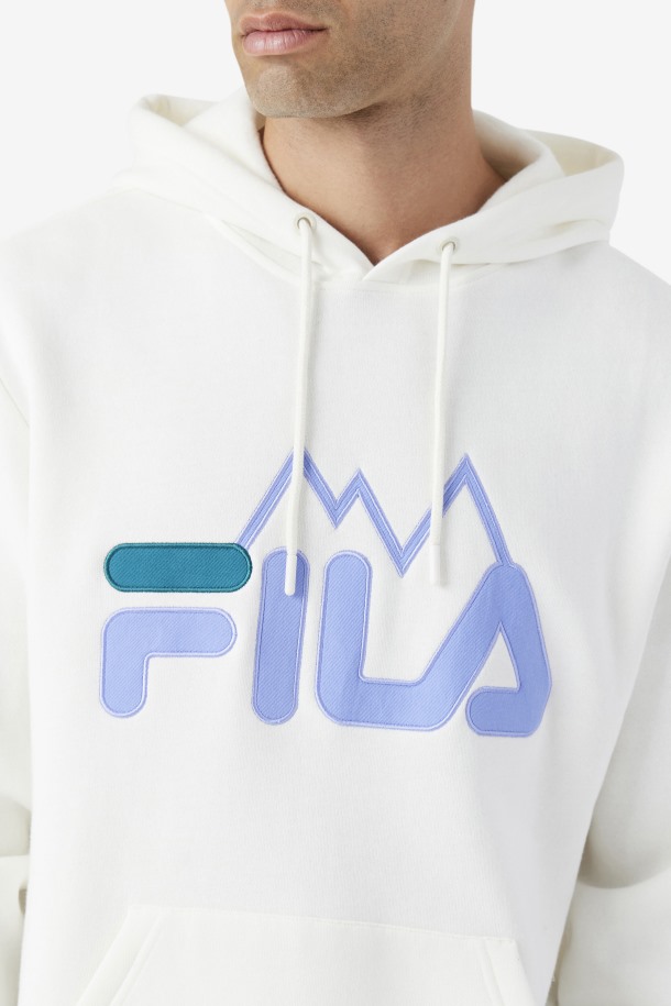 Nan Sudadera Con Capucha Egret/jacaranda/deep Lake Fila Outlets