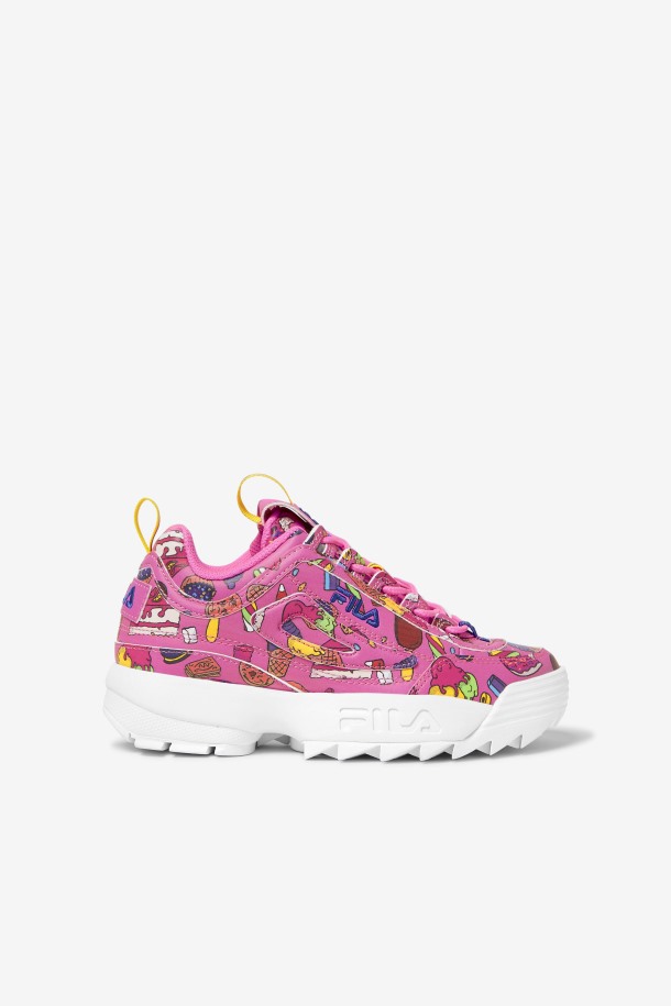 Fila Disruptor 2 Premium Sugar Plum/purple/lemon Para Niños Grandes