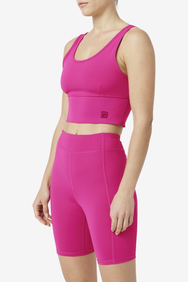 Top Sujetador Kora Fucsia Outlets Festival De Fila