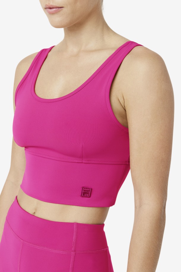 Top Sujetador Kora Fucsia Outlets Festival De Fila