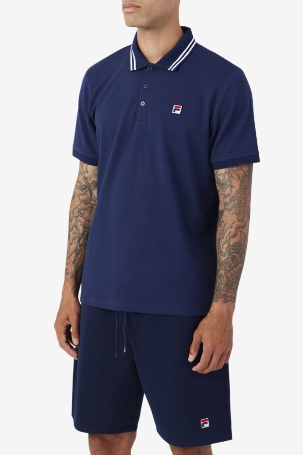 Polo Azul Marino De Jelen Outlets De Cola