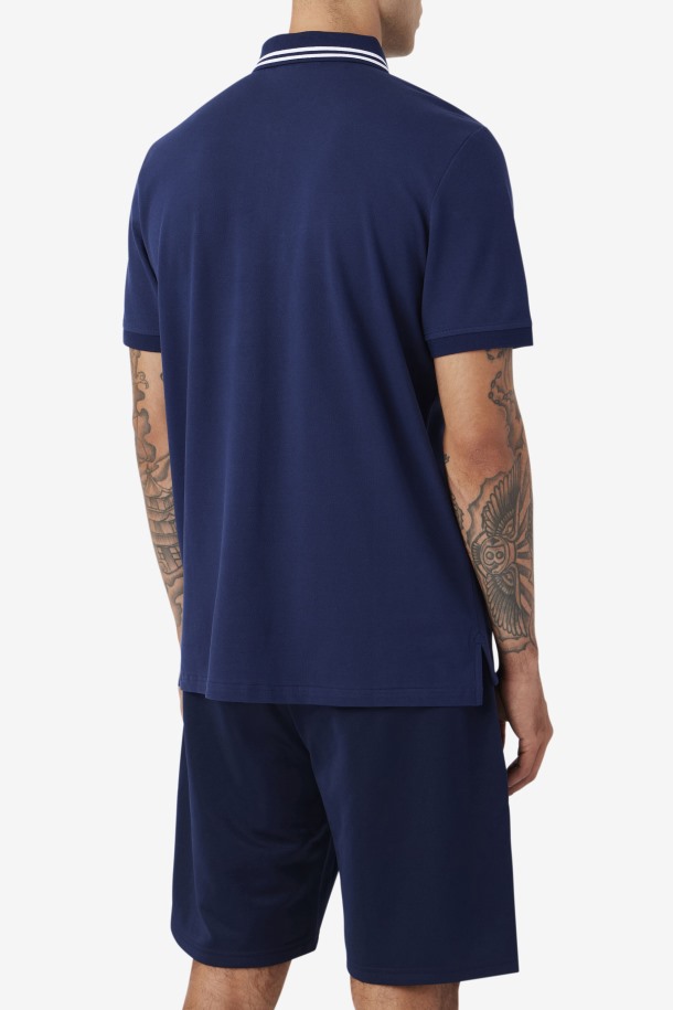 Polo Azul Marino De Jelen Outlets De Cola