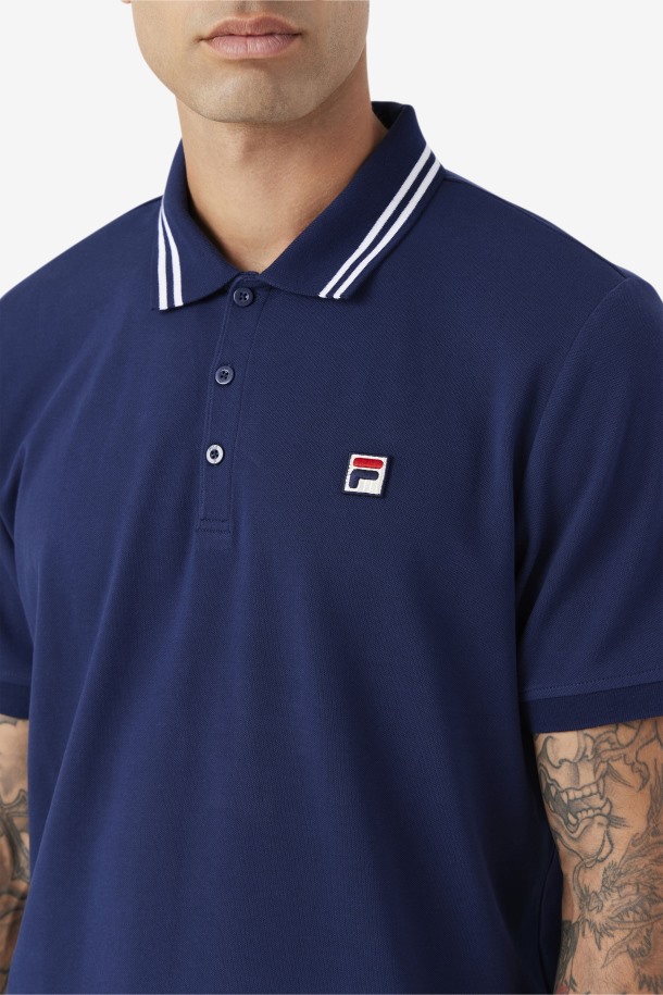 Polo Azul Marino De Jelen Outlets De Cola