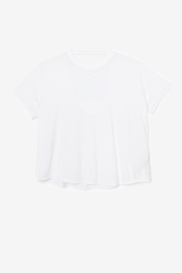 Camiseta Blanca Manga Corta Fi-lux Fila Outlet