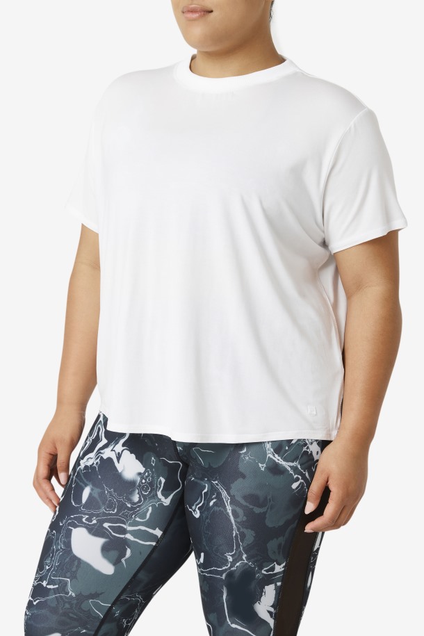 Camiseta Blanca Manga Corta Fi-lux Fila Outlet