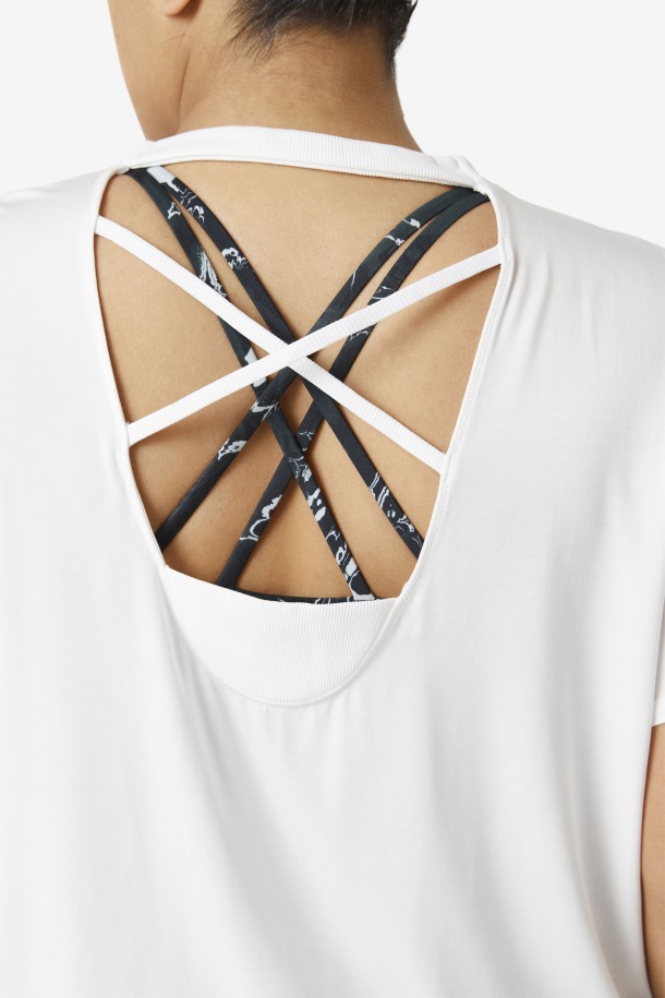 Camiseta Blanca Manga Corta Fi-lux Fila Outlet