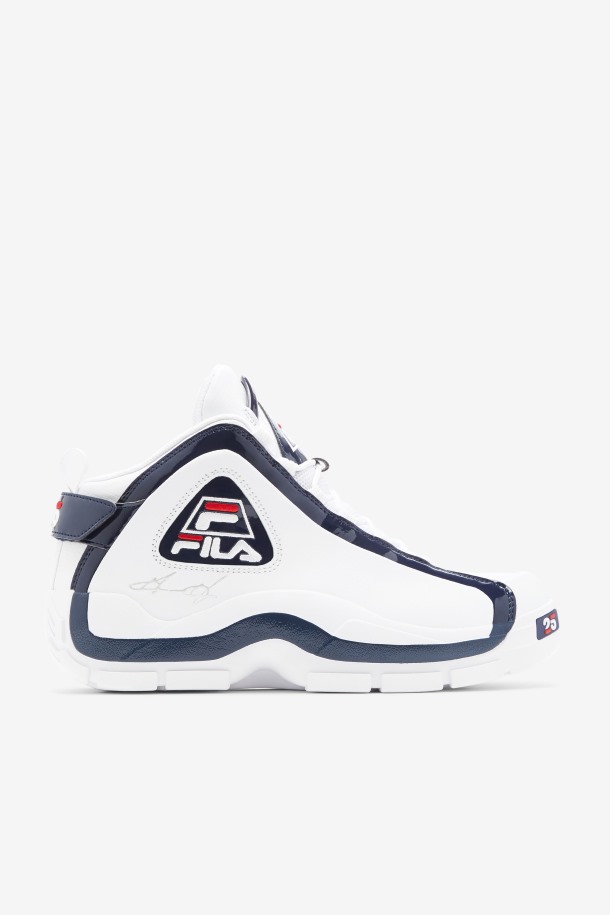 Hombre Grant Hill 2 Edición 25 Aniversario Fila Outlets Blanco/azul Marino/rojo