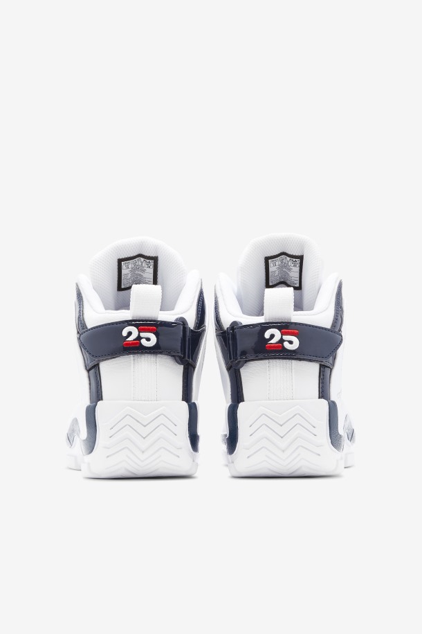Hombre Grant Hill 2 Edición 25 Aniversario Fila Outlets Blanco/azul Marino/rojo