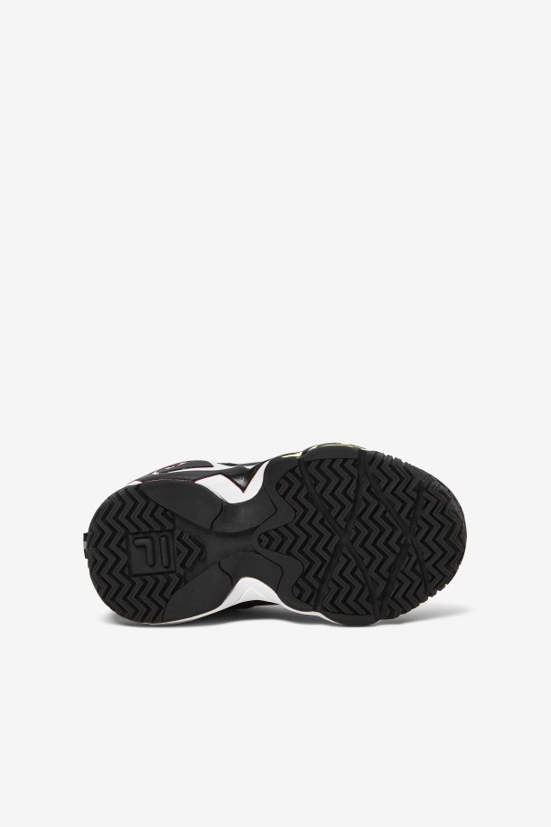 Zapatillas Mb Fila Negras/amarillas/blancas Para Niños Pequeños