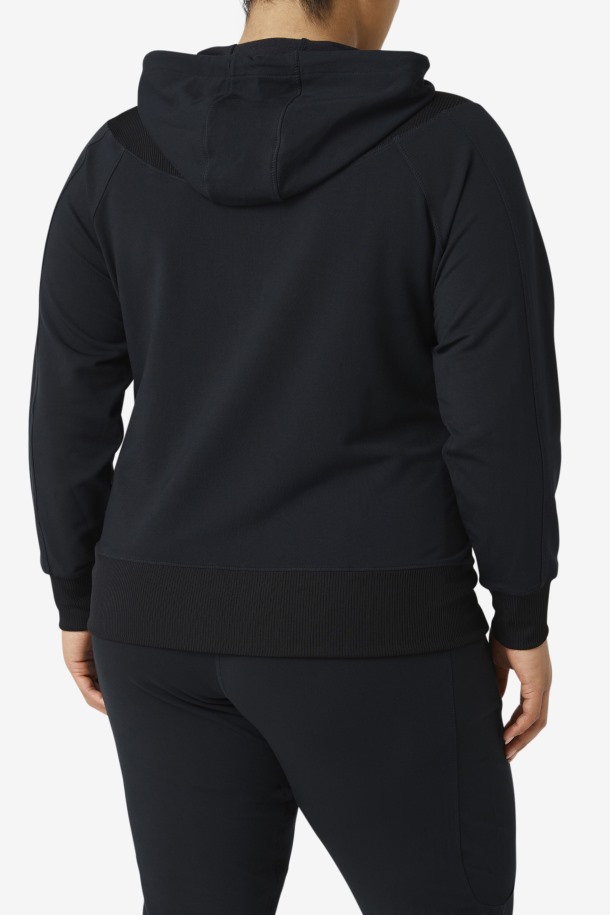 Fi-lux Slim Full Zip Hoodie Fila Outlets Negro