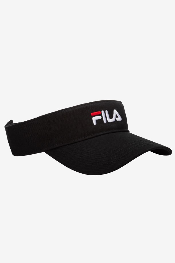 Visera Bordada Fila Outlets Negra