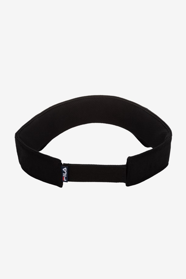 Visera Bordada Fila Outlets Negra