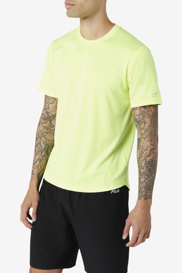 Pickleball Dobladillo Festoneado Crew Yellowheather Fila Outlets