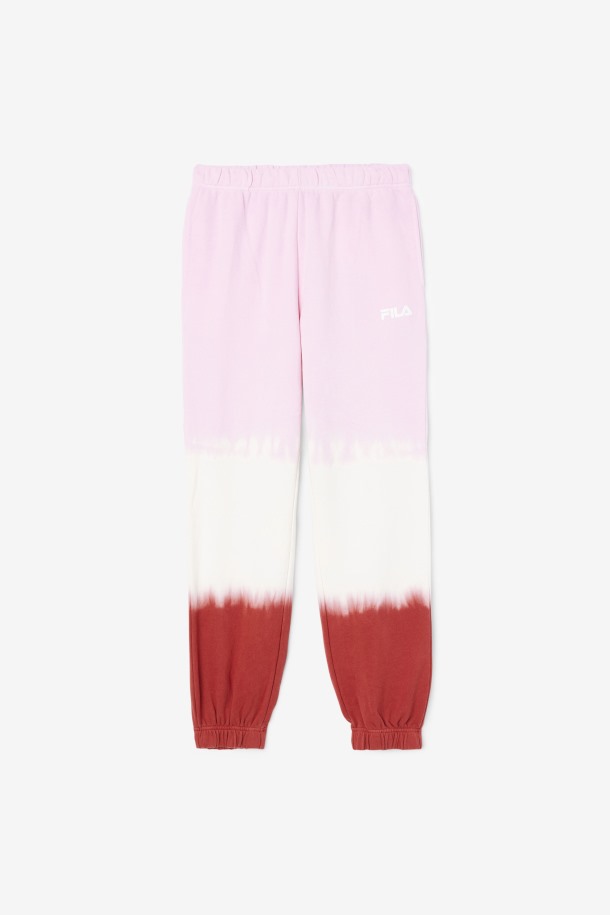 Joggers Con Efecto Tie Dye Pirouette/blanco/rojo Tierra Raleigh